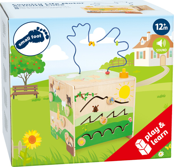 Motorisk Aktivitetskube I Træ - Small Foot