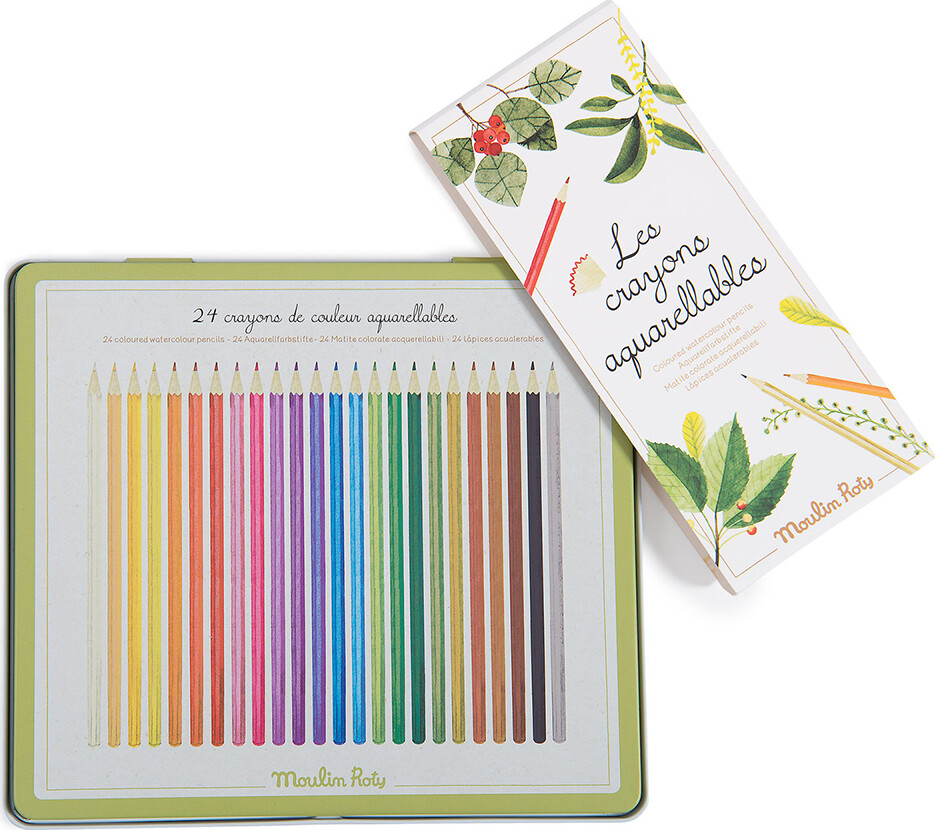 Moulin Roty - 24 Vandfarveblyanter