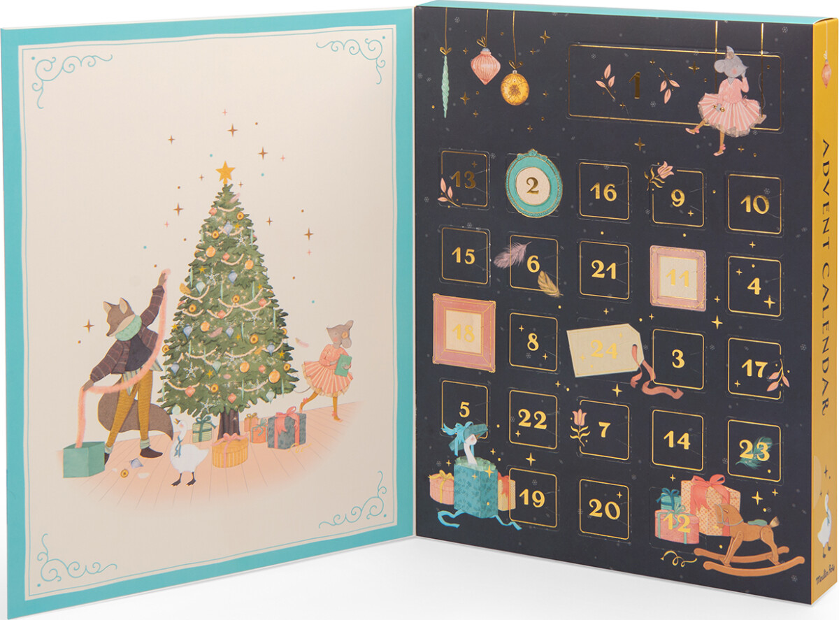 Moulin Roty - Adventskalender 24 Låger - La Petite Ecole De Danse