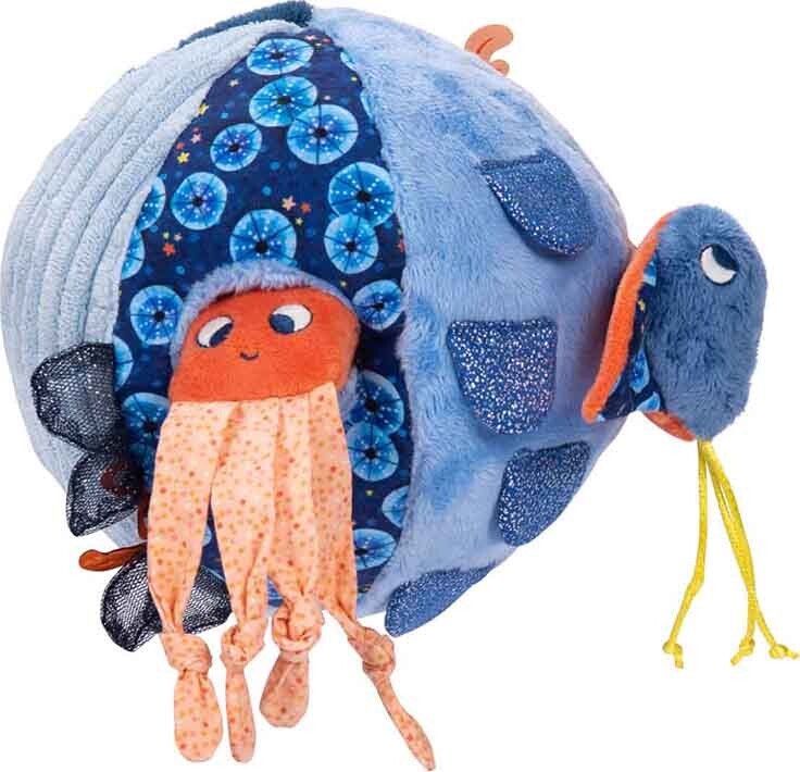 Moulin Roty - Aktivitetsbold Med Havdyr - Les Aventures De Paulie