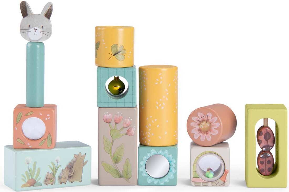 Moulin Roty - Aktivitetsklodser - Trois Petits Lapins