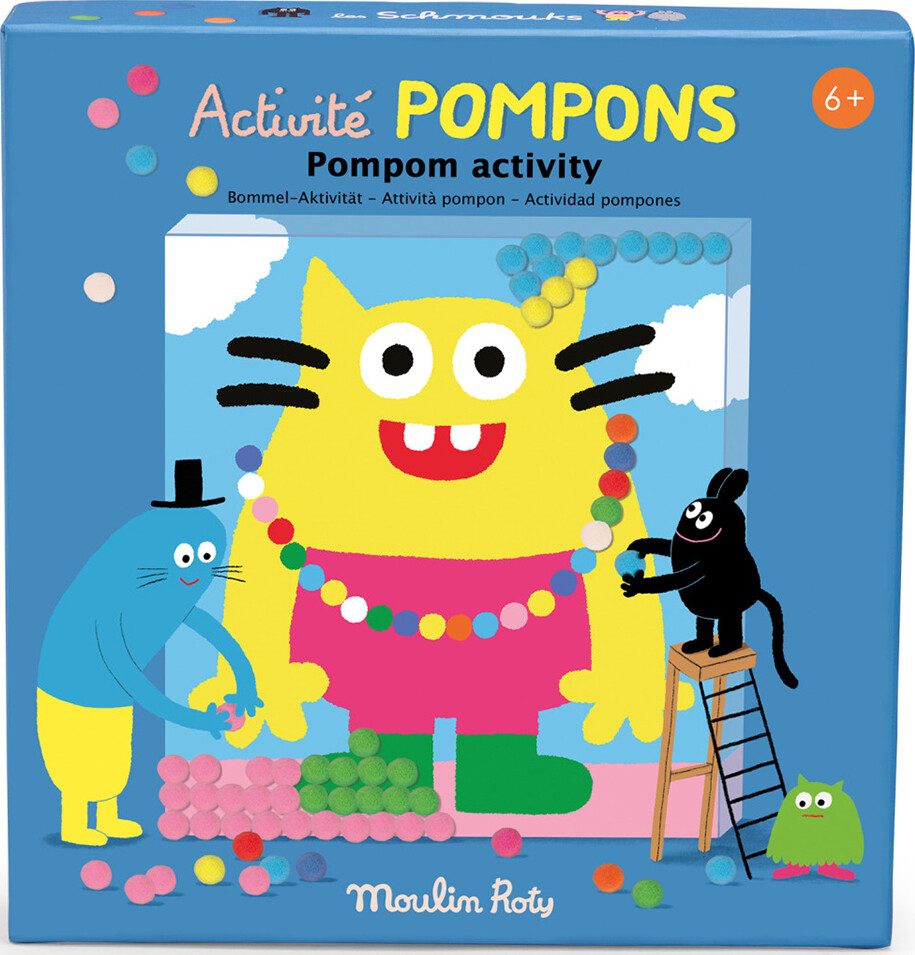 Moulin Roty - Aktivitetssæt - Pompon Billede - Les Schmouks