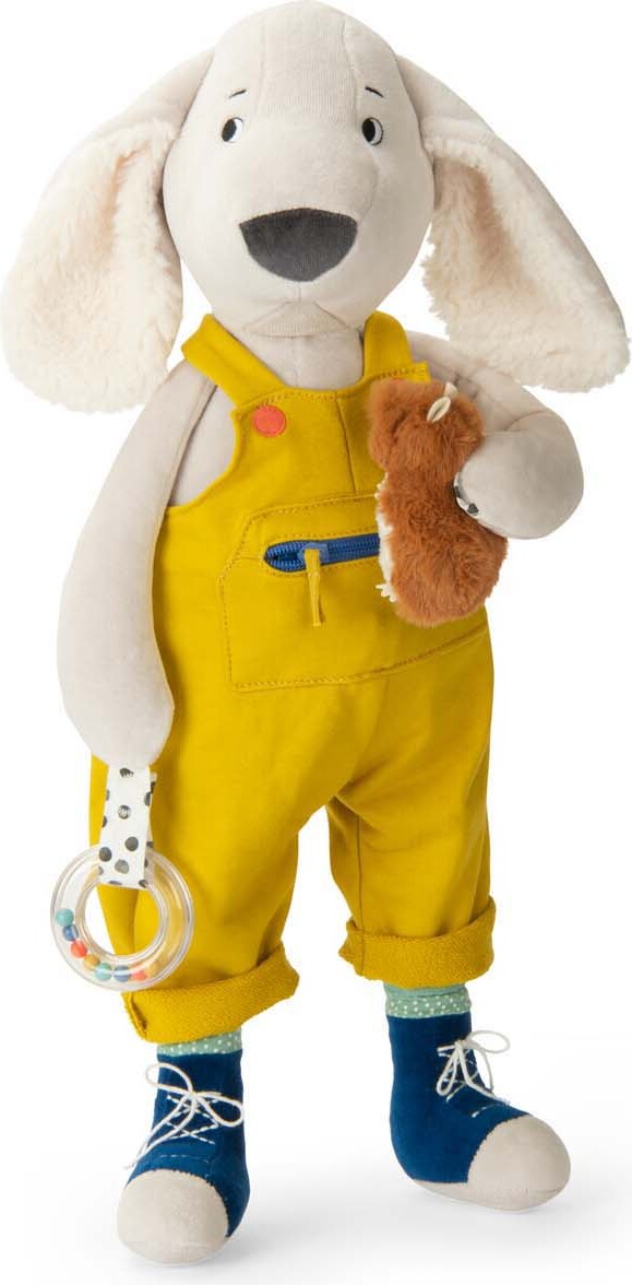 Moulin Roty - Hunden Pilou Aktivitetsbamse - Puce Og Pilou