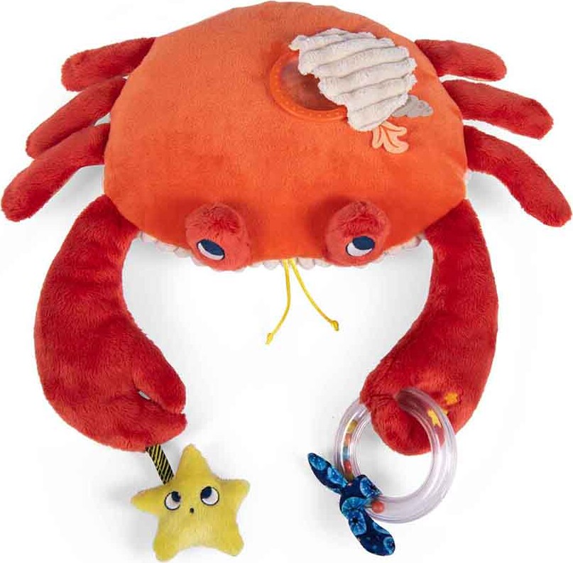 Moulin Roty - Aktivitetstøjdyr - Krabbe 34 Cm - Les Aventures De Paulie
