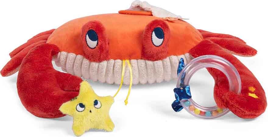 Moulin Roty - Aktivitetstøjdyr - Krabbe 34 Cm - Les Aventures De Paulie