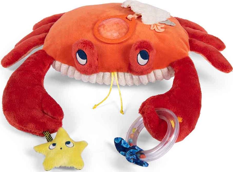 Moulin Roty - Aktivitetstøjdyr - Krabbe 34 Cm - Les Aventures De Paulie