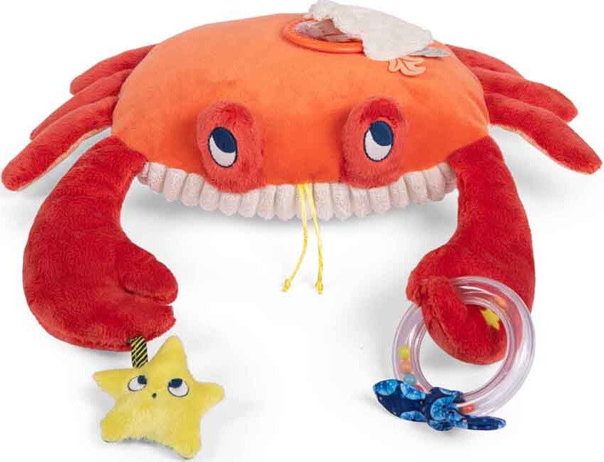 Moulin Roty - Aktivitetstøjdyr - Krabbe 34 Cm - Les Aventures De Paulie