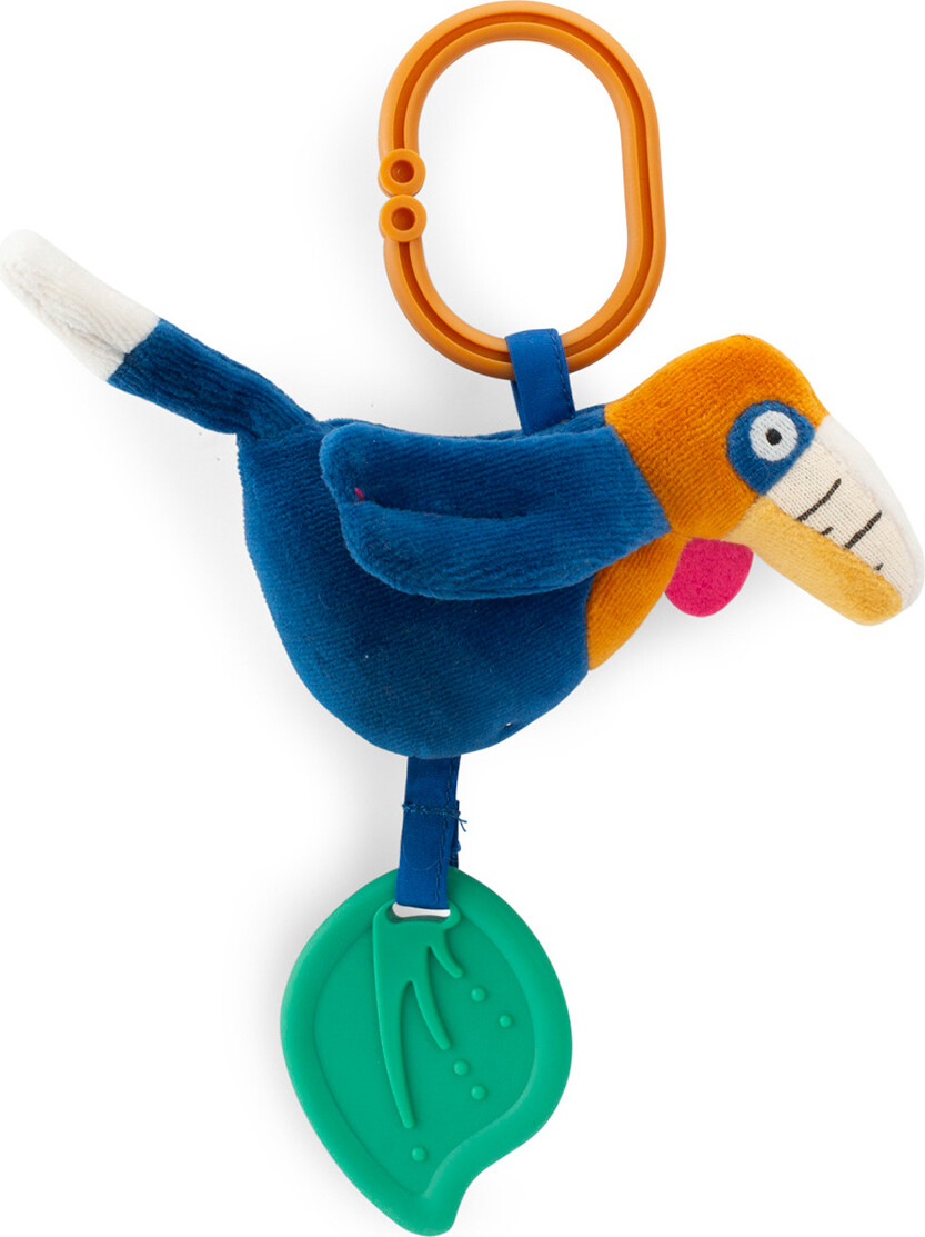 Moulin Roty - Aktivitetstøjdyr Med Ophæng - Næsehornsfuglen Litchi - La