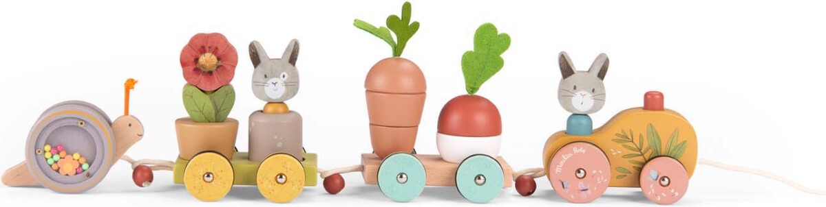 Moulin Roty - Aktivitetstog - Trois Petits Lapins