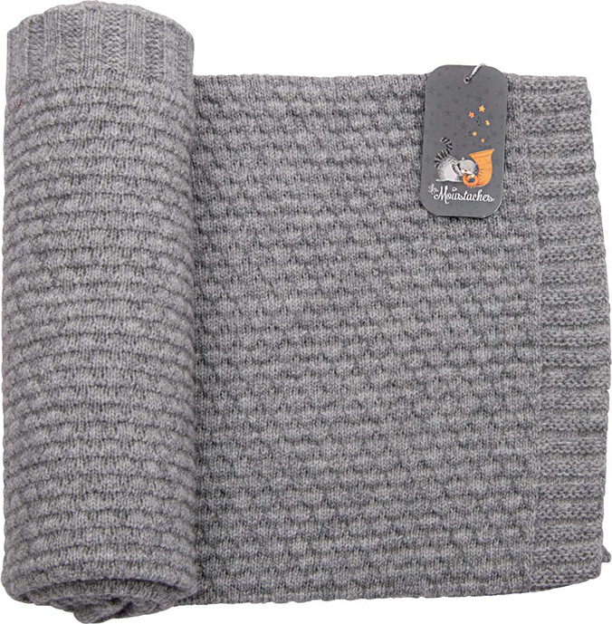 Moulin Roty - Babytæppe - Økotex Uld - Les Moustaches