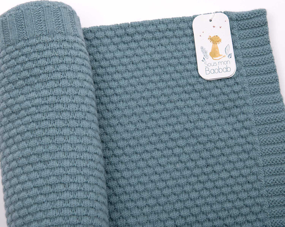 Moulin Roty - Babytæppe - Økotex Uld - Sous Mon Baobab