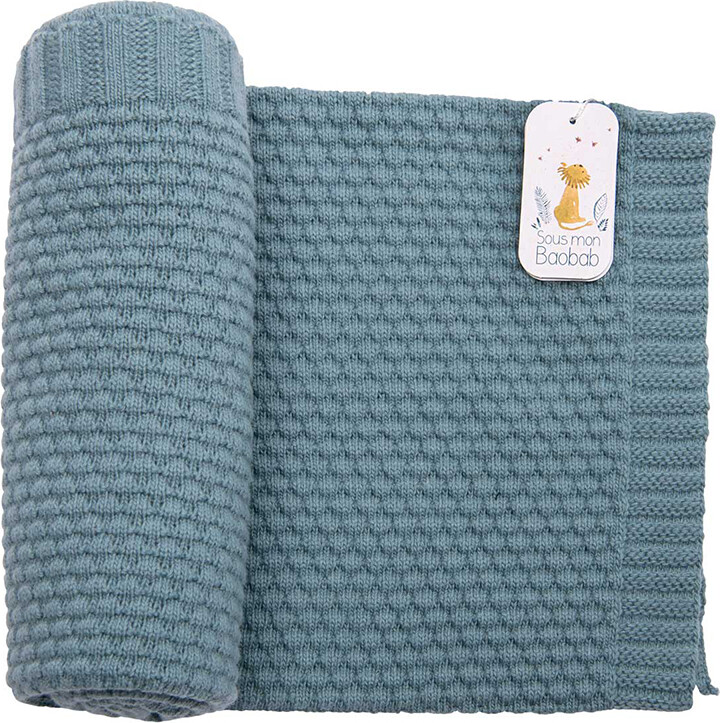 Moulin Roty - Babytæppe - Økotex Uld - Sous Mon Baobab