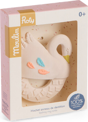 Moulin Roty - Bidering I Naturgummi - Svane - La Petite Ecole De Danse