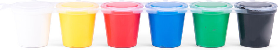 Moulin Roty - Fingermaling 6 Små Bøtter- Les Popipop