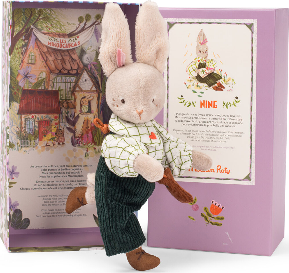 Moulin Roty - Nine Kanin Bamse - Les Minouchkas - 27 Cm