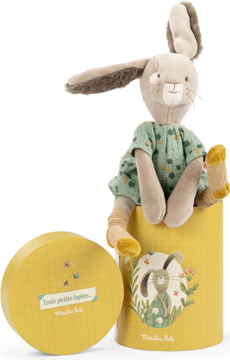 Moulin Roty - Sauge Bamse Kanin - 34 Cm - Trois Petits Lapins