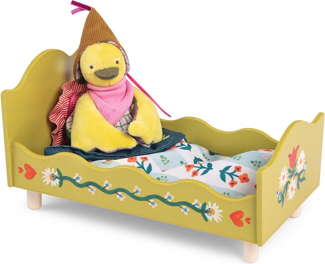 Moulin Roty - Bamse Seng Med Tæppe Og Pude - Les Minouchkas