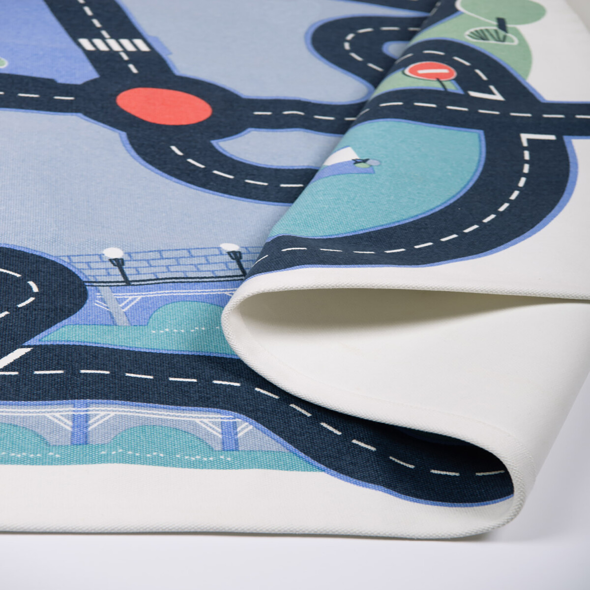 Moulin Roty - Legetæppe Med Bilbane - Avenue Du Moulin