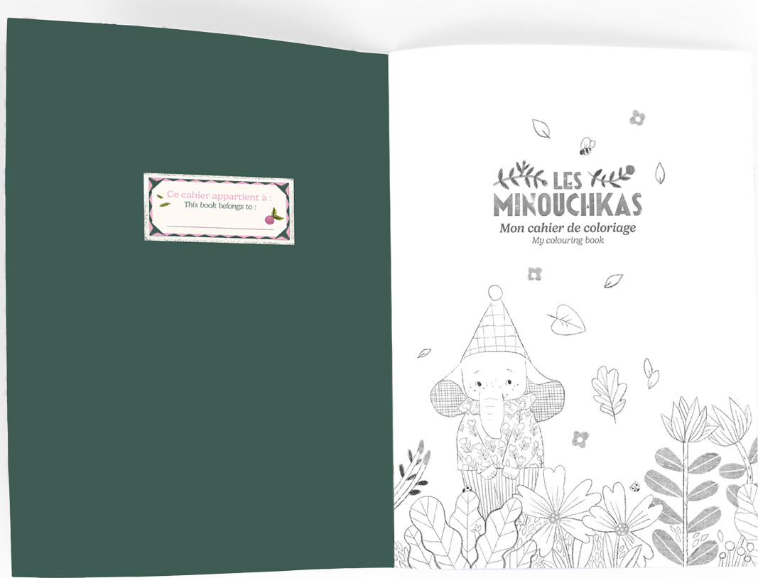 Moulin Roty - Malebog 36 Sider - Les Minouchkas