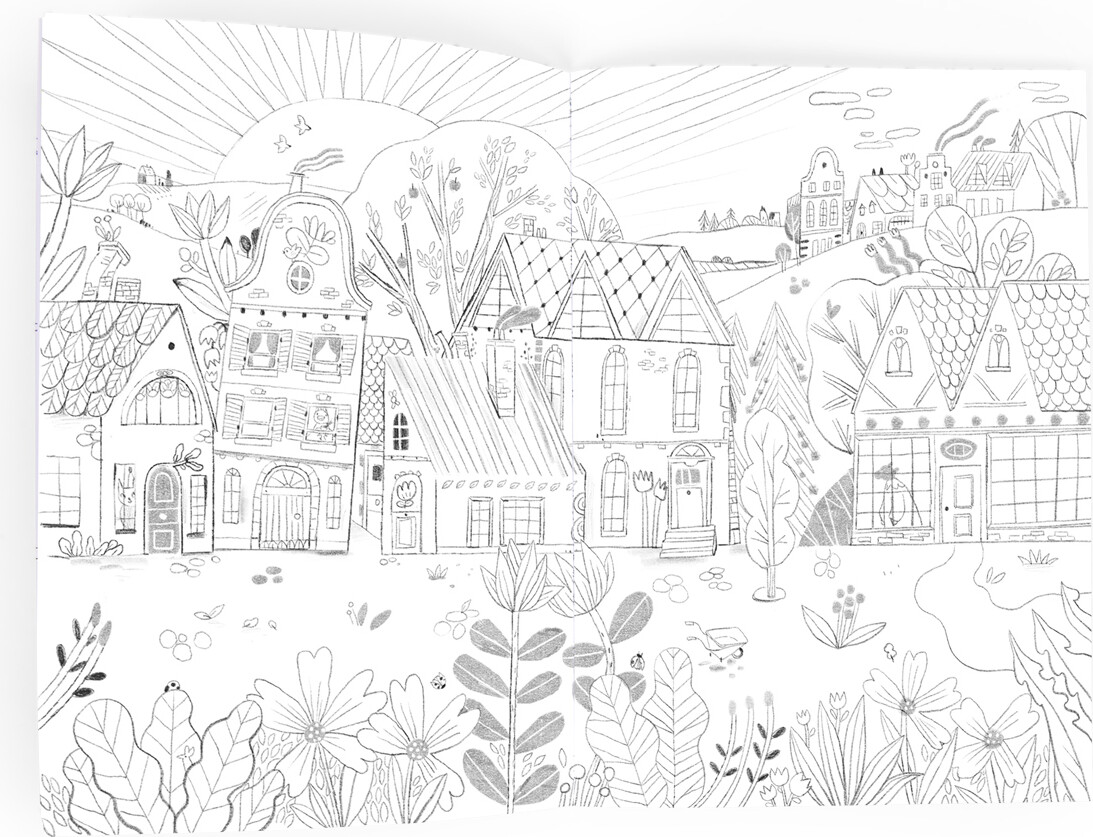 Moulin Roty - Malebog 36 Sider - Les Minouchkas