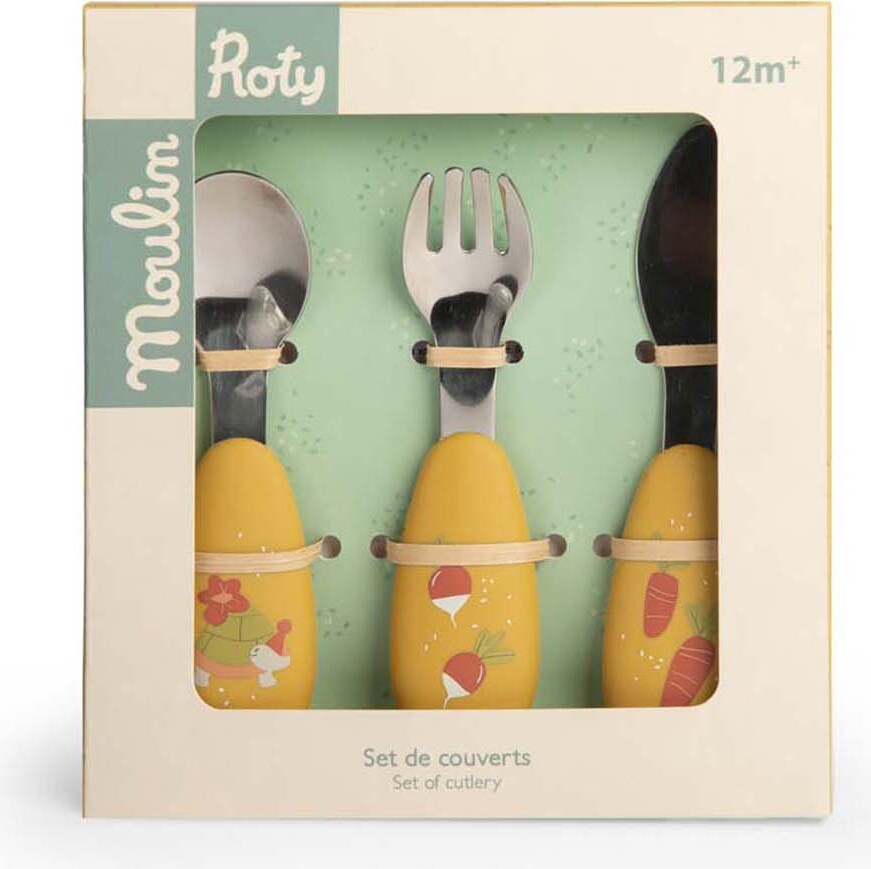 Moulin Roty - Mit Første Bestiksæt - Trois Petits Lapins