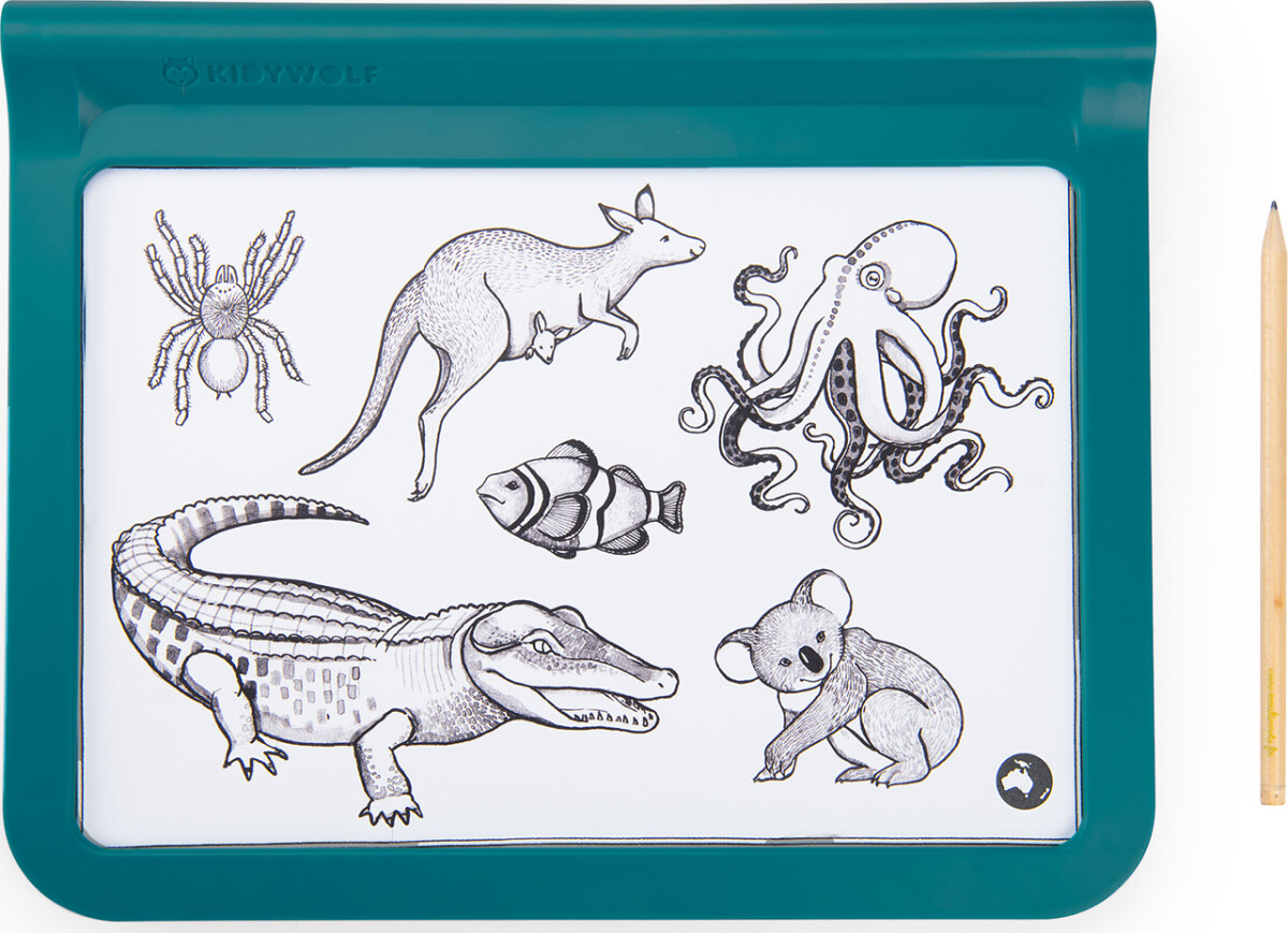 Moulin Roty - Moulinroty - Tegnetavle Med Lys - Tout Autour Du Monde