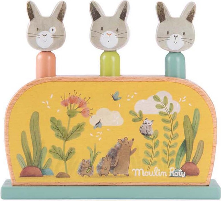 Moulin Roty - Pop-Up Figurer - Trois Petits Lapins