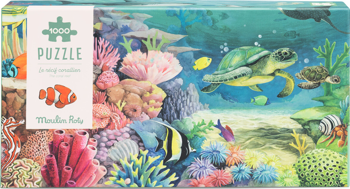 Moulin Roty - Puslespil 1000 Brikker - Coral Reef - Tout Autour Du Monde