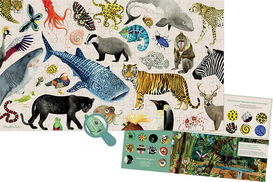 Moulin Roty - Animals Du Monde - 200 Brikker - Alverdens Dyr