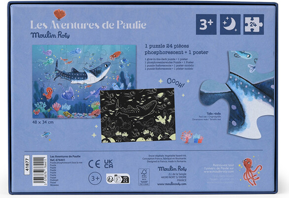 Moulin Roty - Les Aventures De Paulie - 24 Brikker - Havets Venner