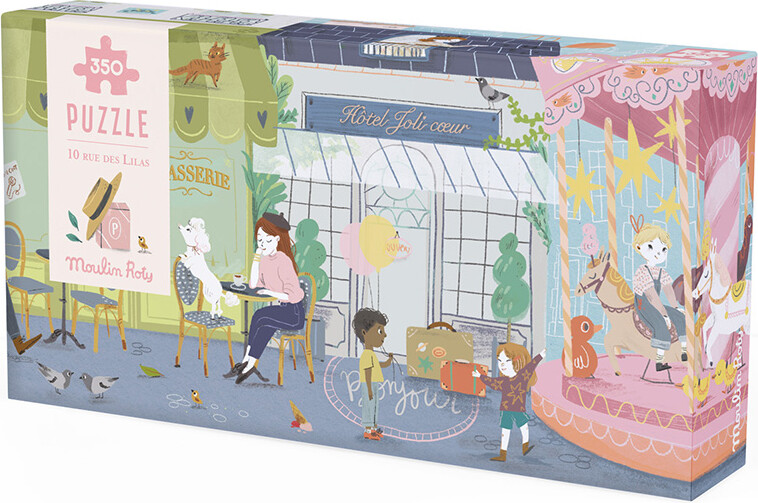 Moulin Roty - Puslespil 350 Brikker - En Lille Gade I Paris - Les