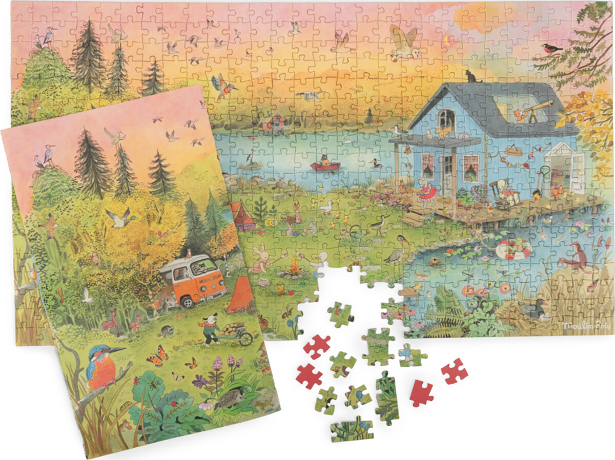 Moulin Roty - La Grande Famille - 500 Brikker - Au Bord Du Lac