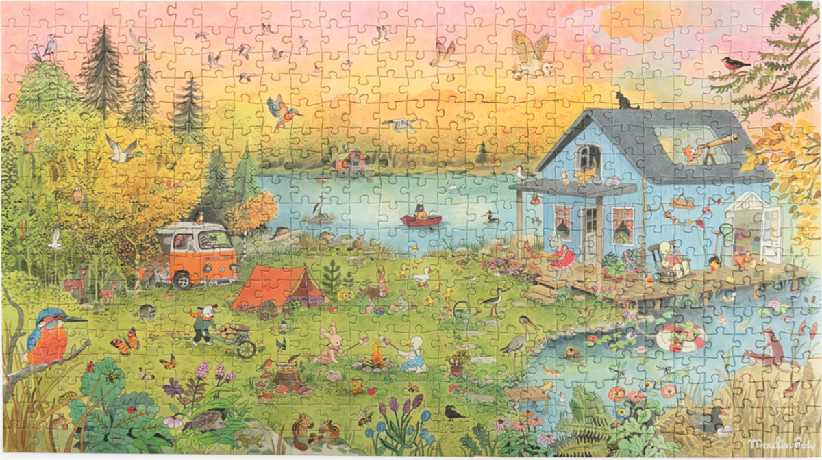 Moulin Roty - La Grande Famille - 500 Brikker - Au Bord Du Lac
