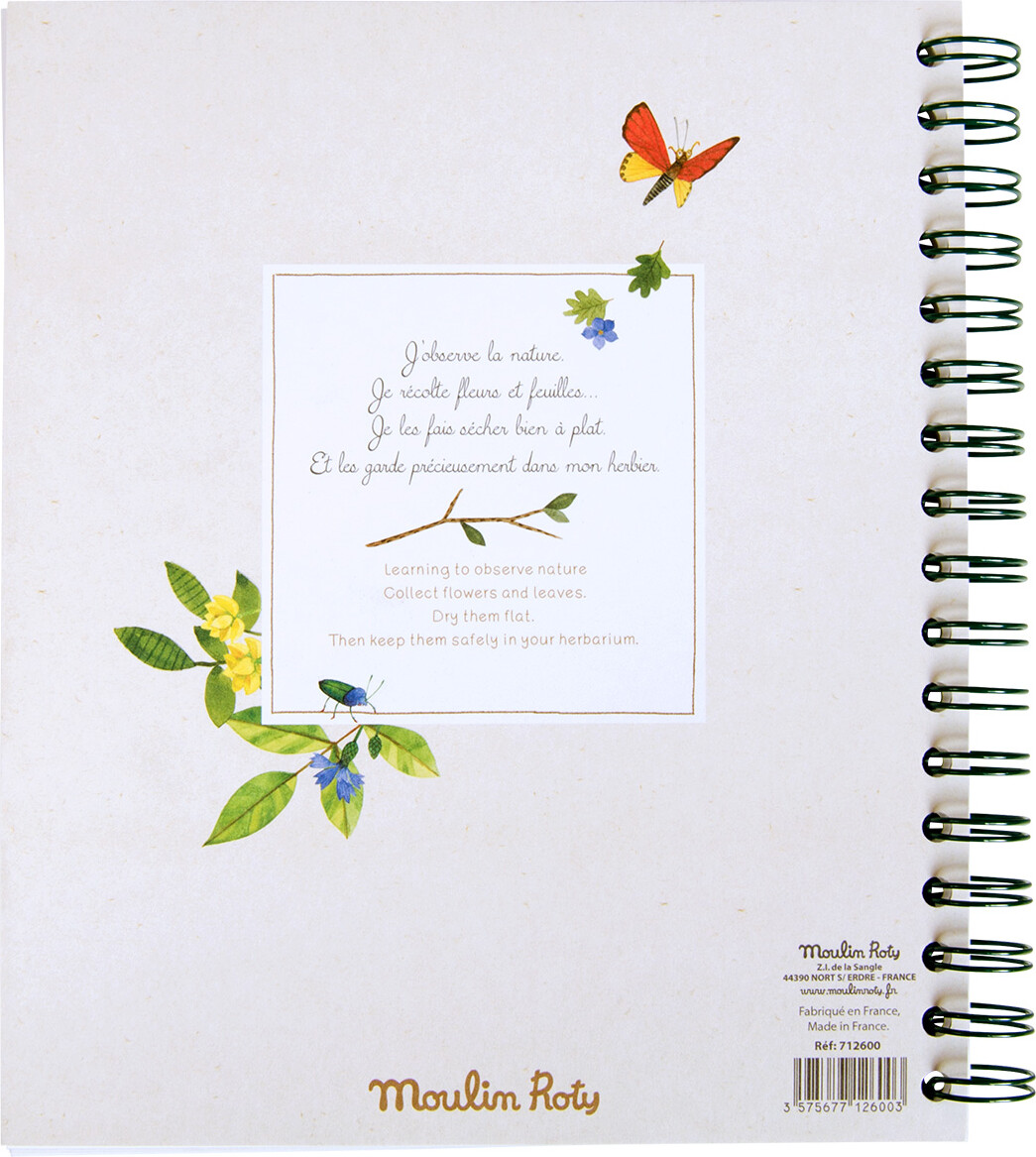 Moulin Roty - Skitseblok - The Herbarium Of Nature - Le Jardin Du Moulin