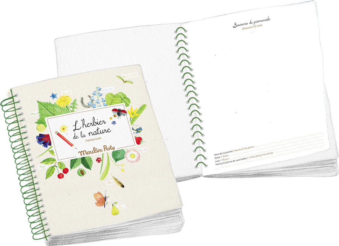 Moulin Roty - Skitseblok - The Herbarium Of Nature - Le Jardin Du Moulin