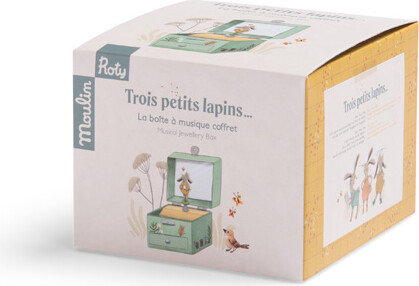 Moulin Roty - Smykkeskrin Med Musik - Trois Petits Lapins