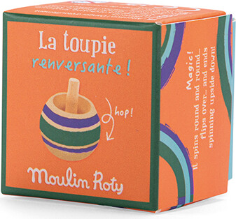 Moulin Roty - Snurretop I Træ - Grøn