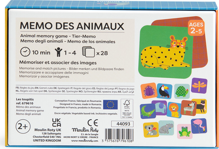 Moulin Roty - Spil - Huskespil - Dyr - Les Toupitis