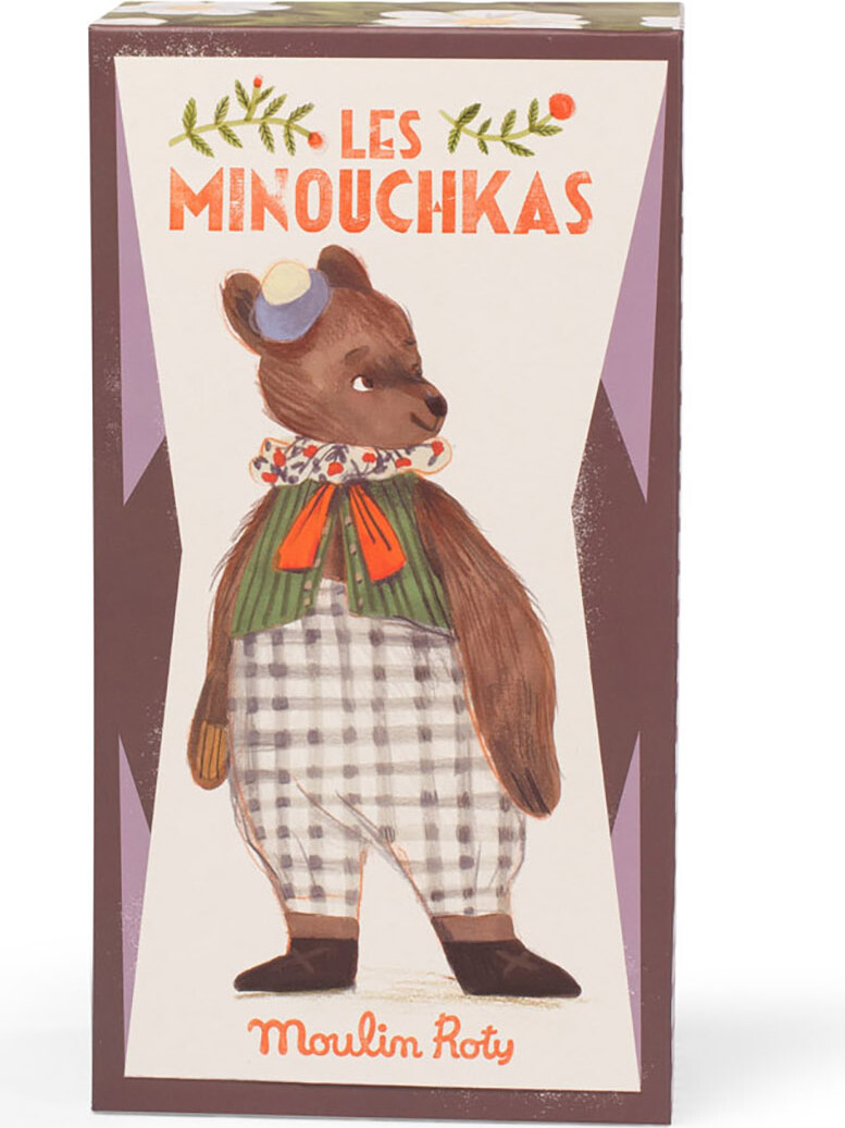 Moulin Roty - Baba Bjørn Bamse - Les Minouchkas - 25 Cm