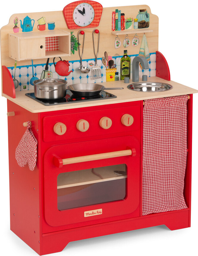 Moulin Roty - Stort Legekøkken - Rødt