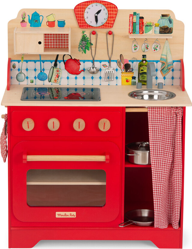 Moulin Roty - Stort Legekøkken - Rødt