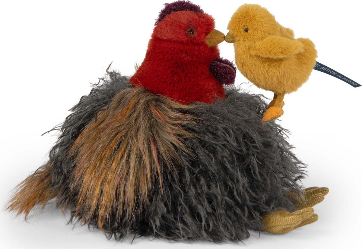 Moulin Roty - Høne Bamse - 28 Cm - Tout Autour Du Monde