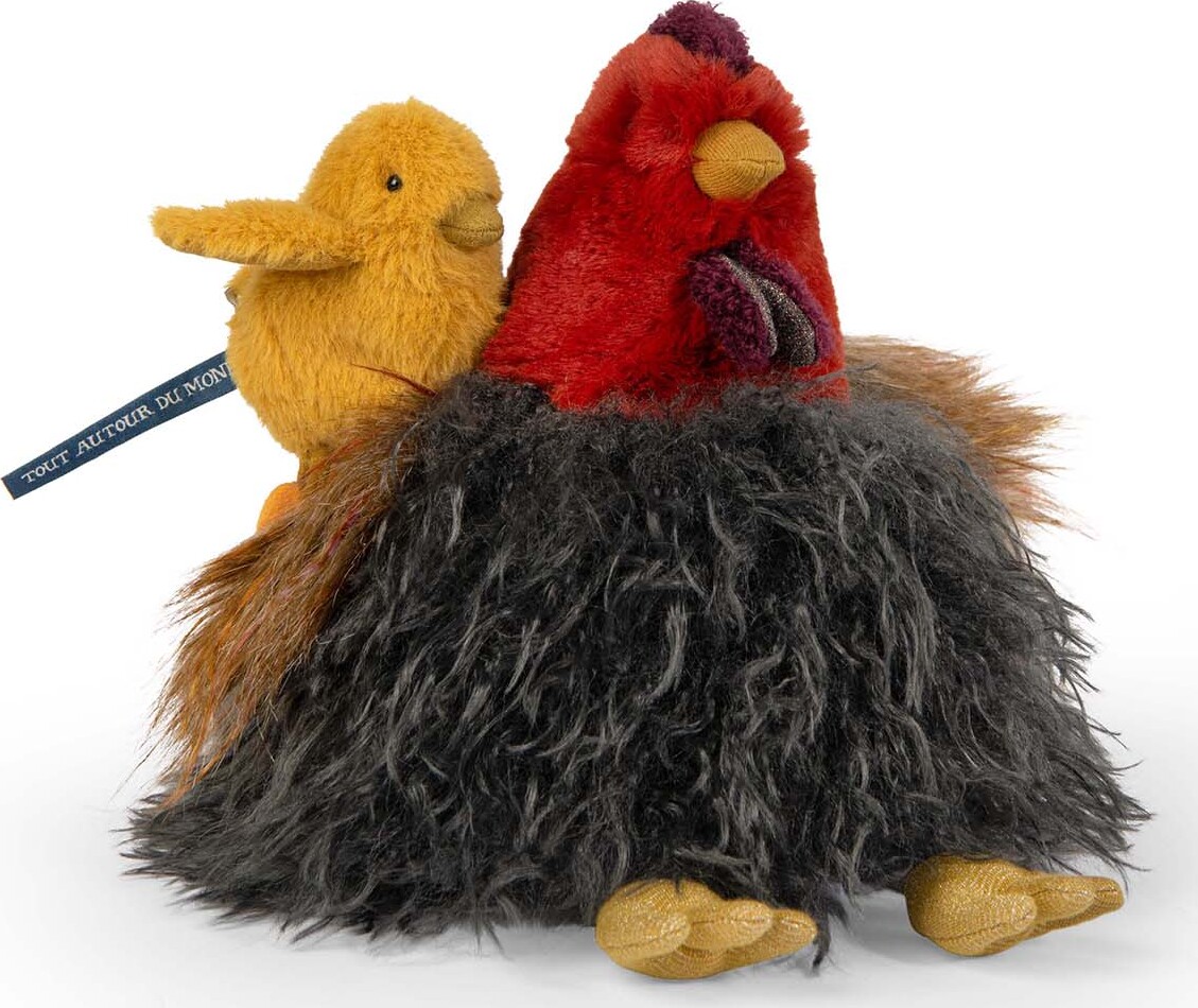 Moulin Roty - Høne Bamse - 28 Cm - Tout Autour Du Monde