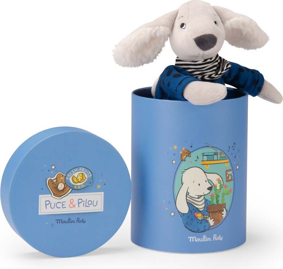 Moulin Roty - Pilou Hund Bamse - 30 Cm