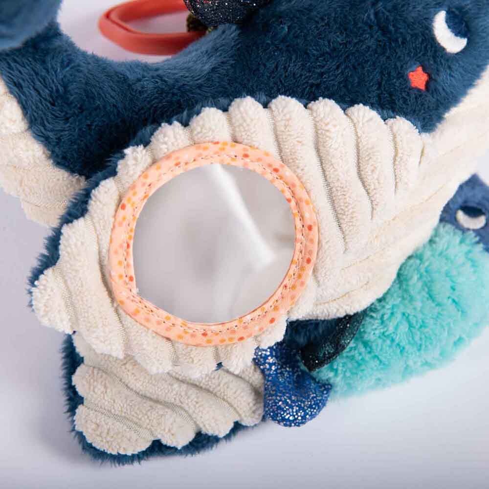 Moulin Roty - Tøjdyr Med Musikoptræk - Hval 29 Cm - Les Aventures De