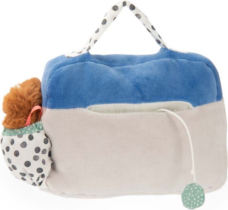 Moulin Roty - Tøjdyr Med Musikoptræk - Radio 22 Cm - Puce Og Pilou