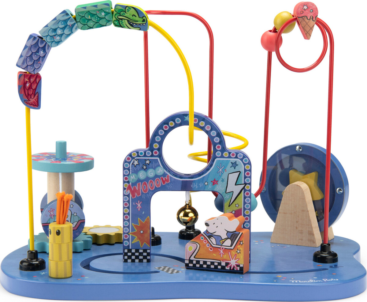 Moulin Roty - Trådbane - Tivoli - Puce Og Pilou