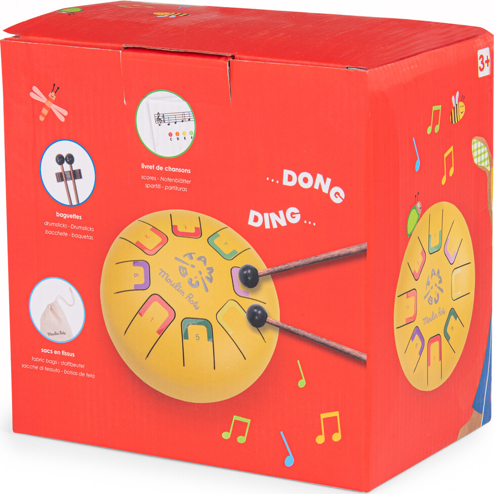 Moulin Roty - Tungetromme - Lille Gul - Les Popipop