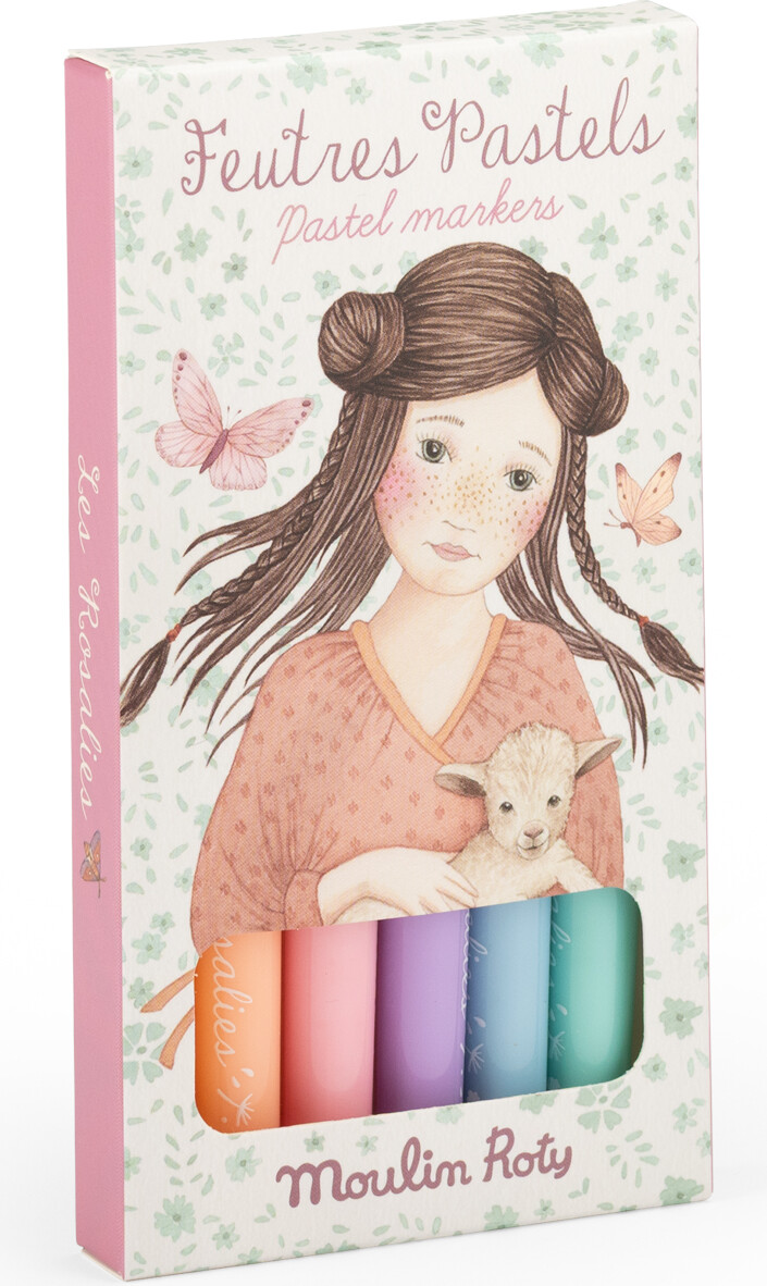 Moulin Roty - Tusser 6 Stk - Pastel - Les Rosalies