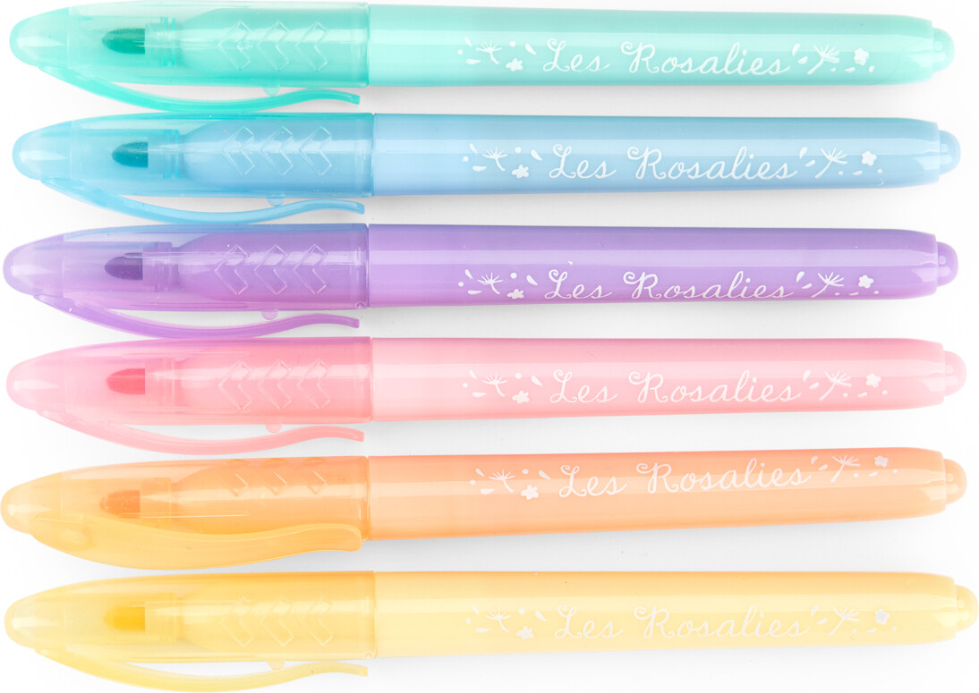 Moulin Roty - Tusser 6 Stk - Pastel - Les Rosalies